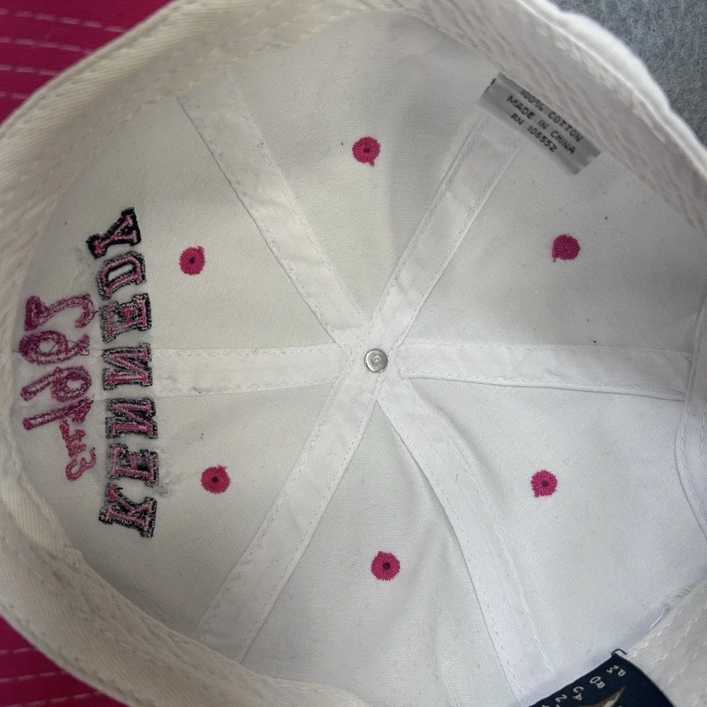 Kennedy Space Center Est 1962 Prairie‎ Mountain White Pink Cotton Strapback Cap